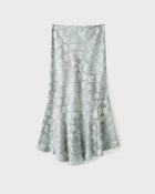 Silk Scale Flare Skirt