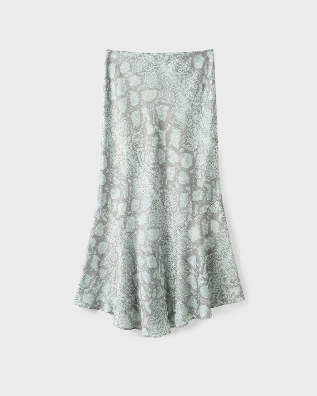 Silk Scale Flare Skirt