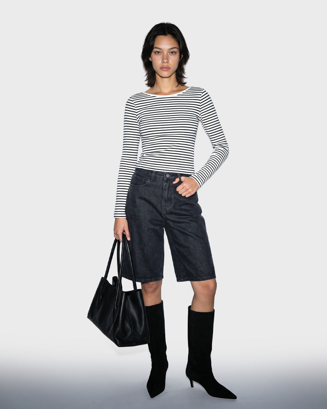 Backscoop Stripe T-shirt