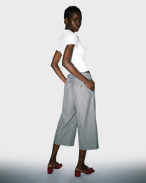 Quarter Pinstripe Shorts