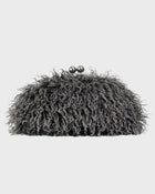 Curly Fur Crossbody Clutch