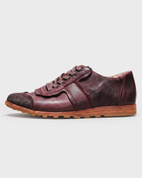 Leather Lugged Trainer
