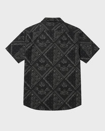 Paisley Grid Camp Shirt