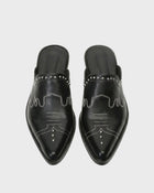 Block Heel Western Slipper