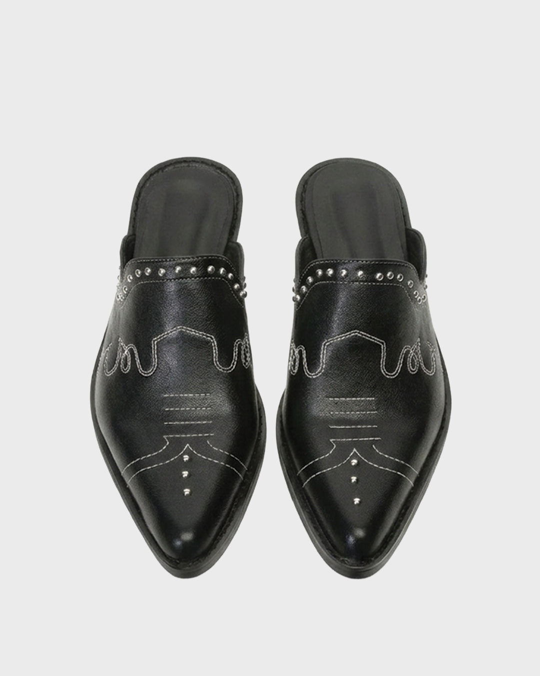 Block Heel Western Slipper