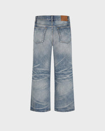 Ice Wash Bootcut Jeans