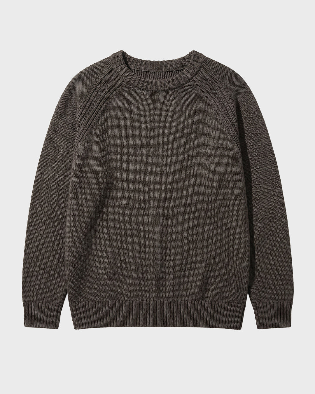 Maglione in maglia con linea raglan