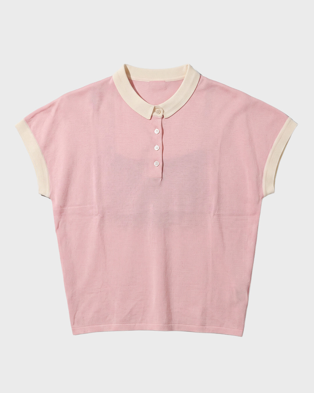 Contrast Cap Sleeve Polo