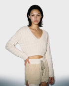 Purl Row Knit Sweater