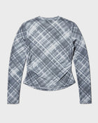 Blurred Plaid Top