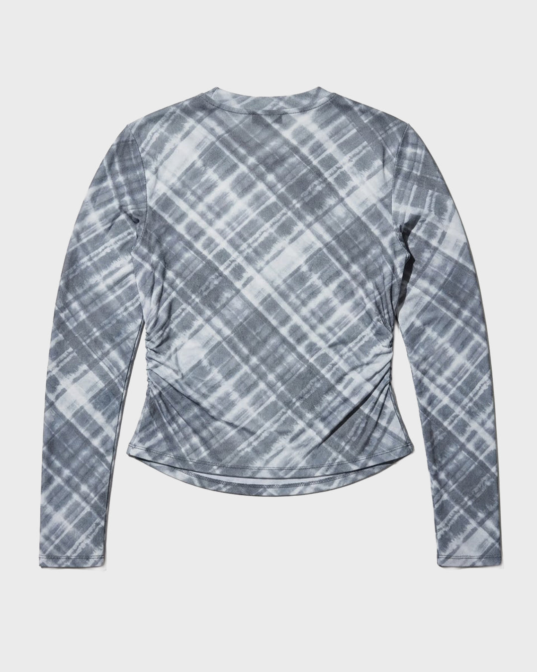 Blurred Plaid Top