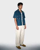 Fleck Wide Cargo Trouser