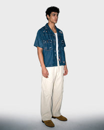 Fleck Wide Cargo Trouser