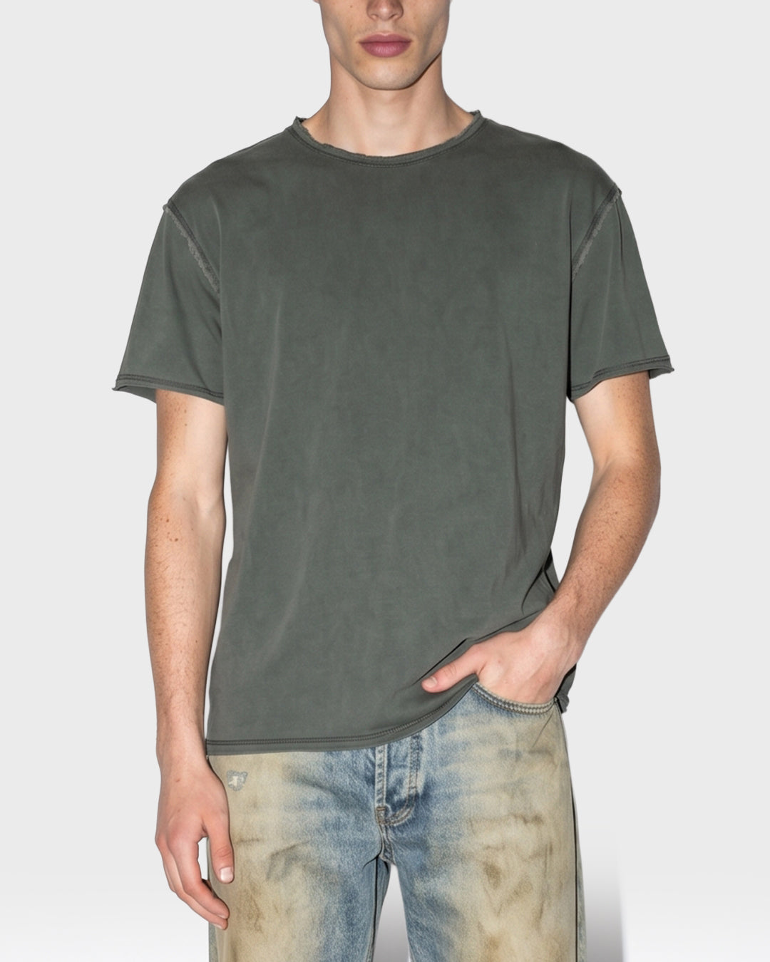 T-shirt in cotone Outside In