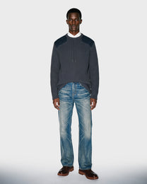 Pulled Rank Knit Pullover