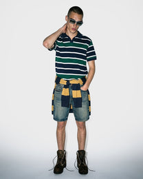 Camisa de campamento índigo suave