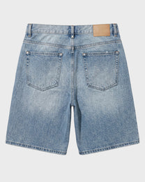 Long Cut Denim Short