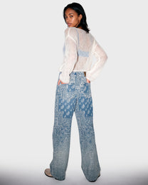 Sheer Halo Knit Sweater