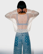 Sheer Halo Knit Sweater