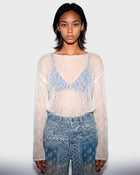 Sheer Halo Knit Sweater