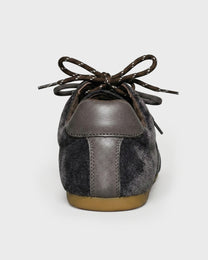 Flat Last Suede Trainer