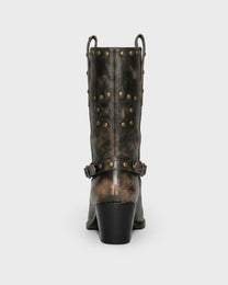 Antique Brass Rodeo Boot