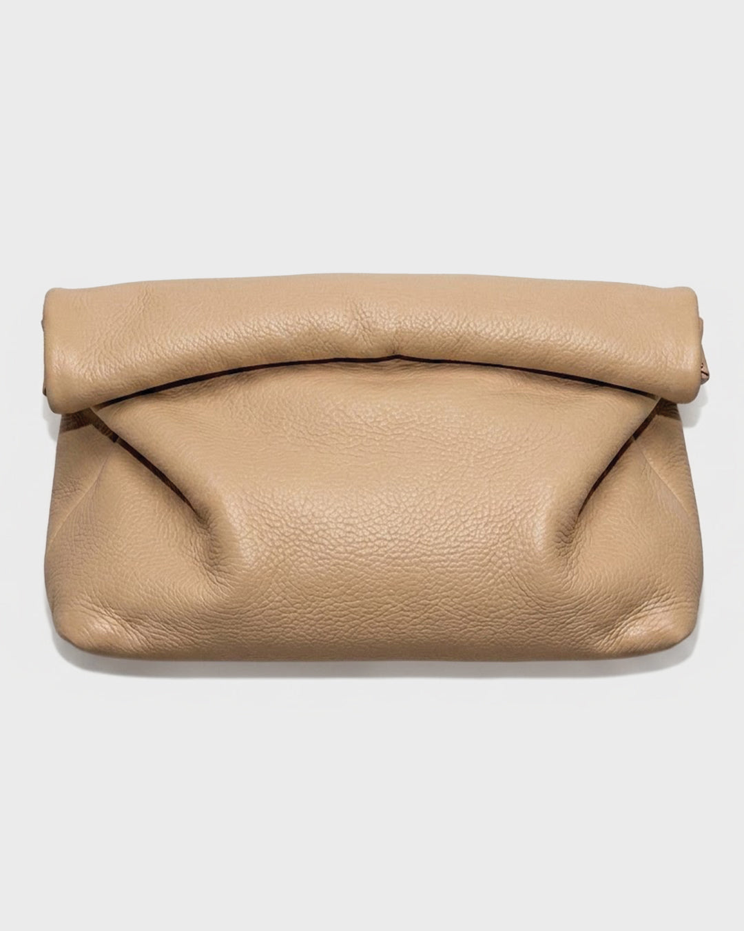 The Fold Leather Clutch