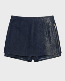 Indigo Shimmer Mini Skort