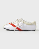 Cross Stripe Flat Sneaker