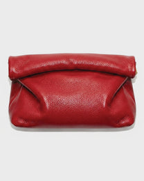 The Fold Leather Clutch