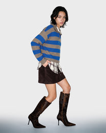 Yoko Cashmere Stripe Knit
