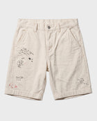 Shorts di jeans effetto candeggiato con bandana