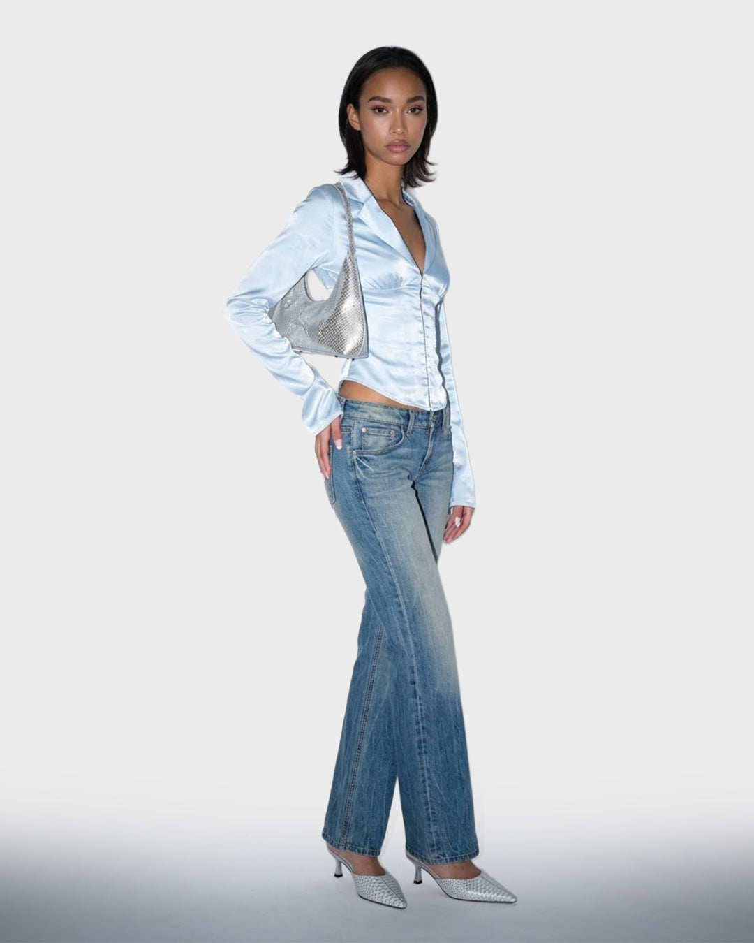 Gradient Flare Jean
