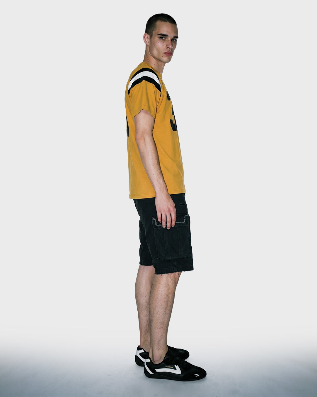 Distressed Cargo Shorts