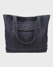 Raw Denim Tote Bag