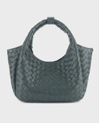 Woven Leather Tote Bag