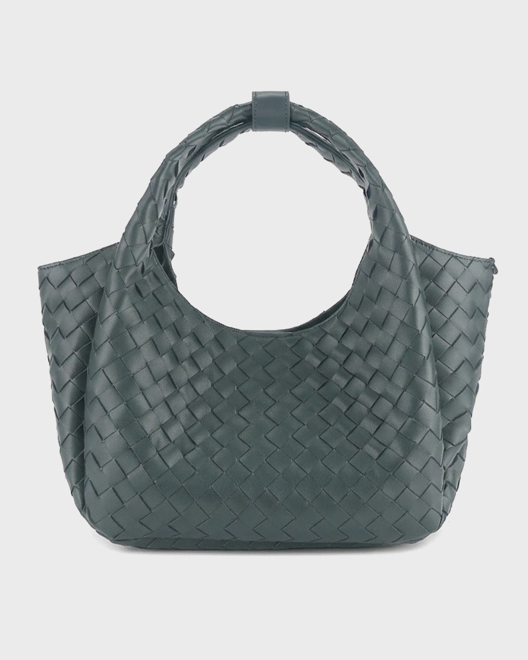 Woven Leather Tote Bag