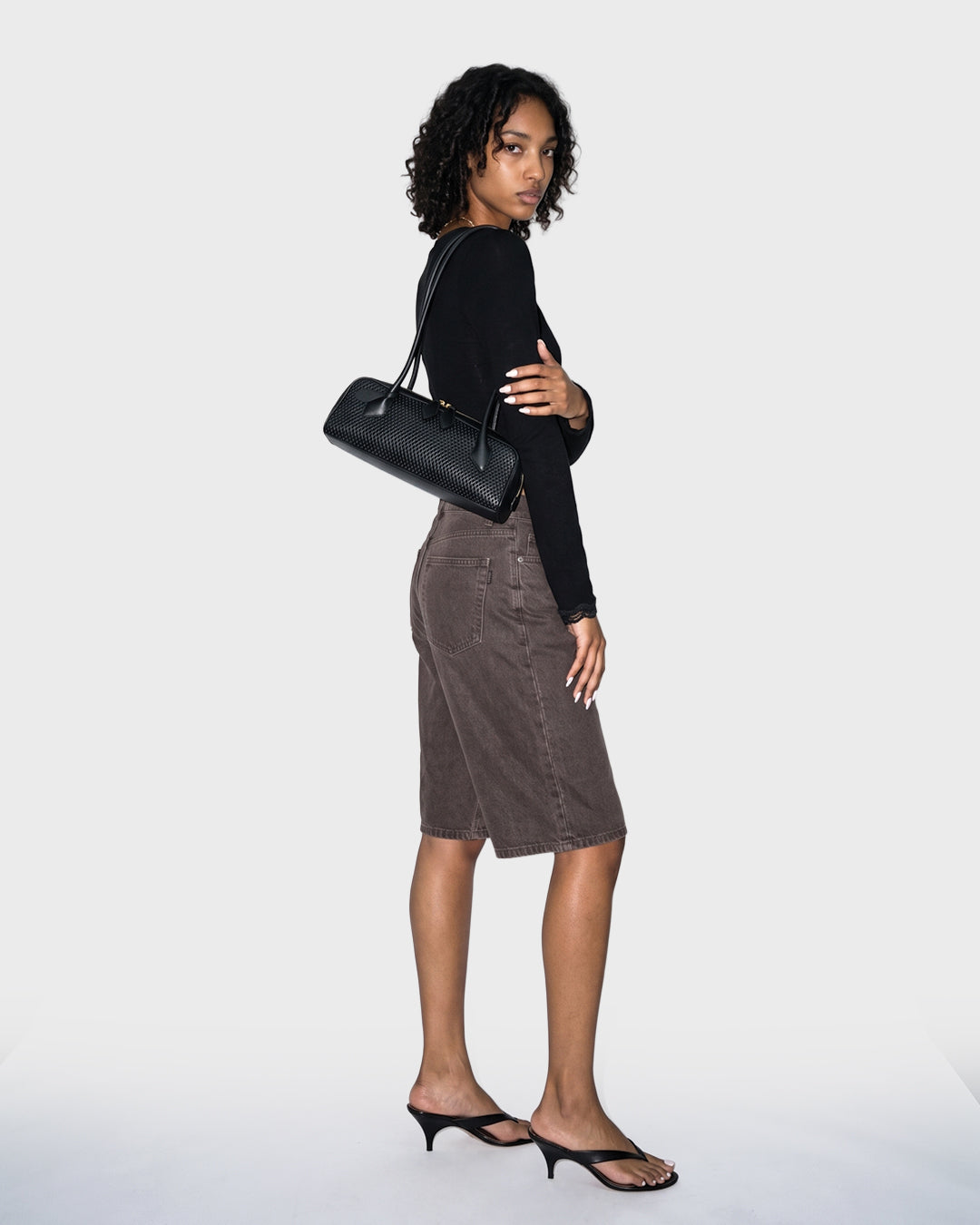 Pumice Stone Denim Shorts