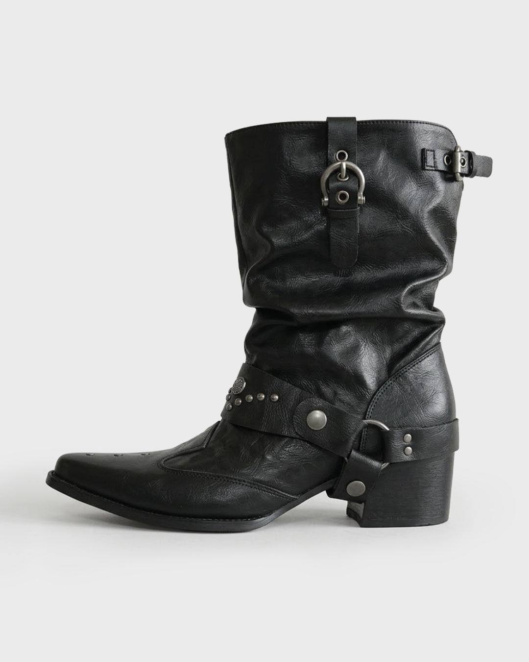 Studded Harness Boot