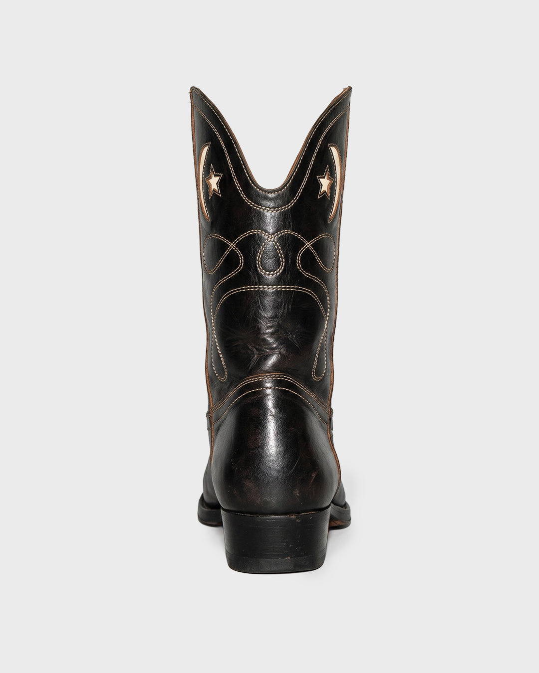 Stivale da cowboy celeste