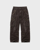 Aged Moleskin Cargo Trousers