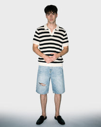 Long Cut Denim Short