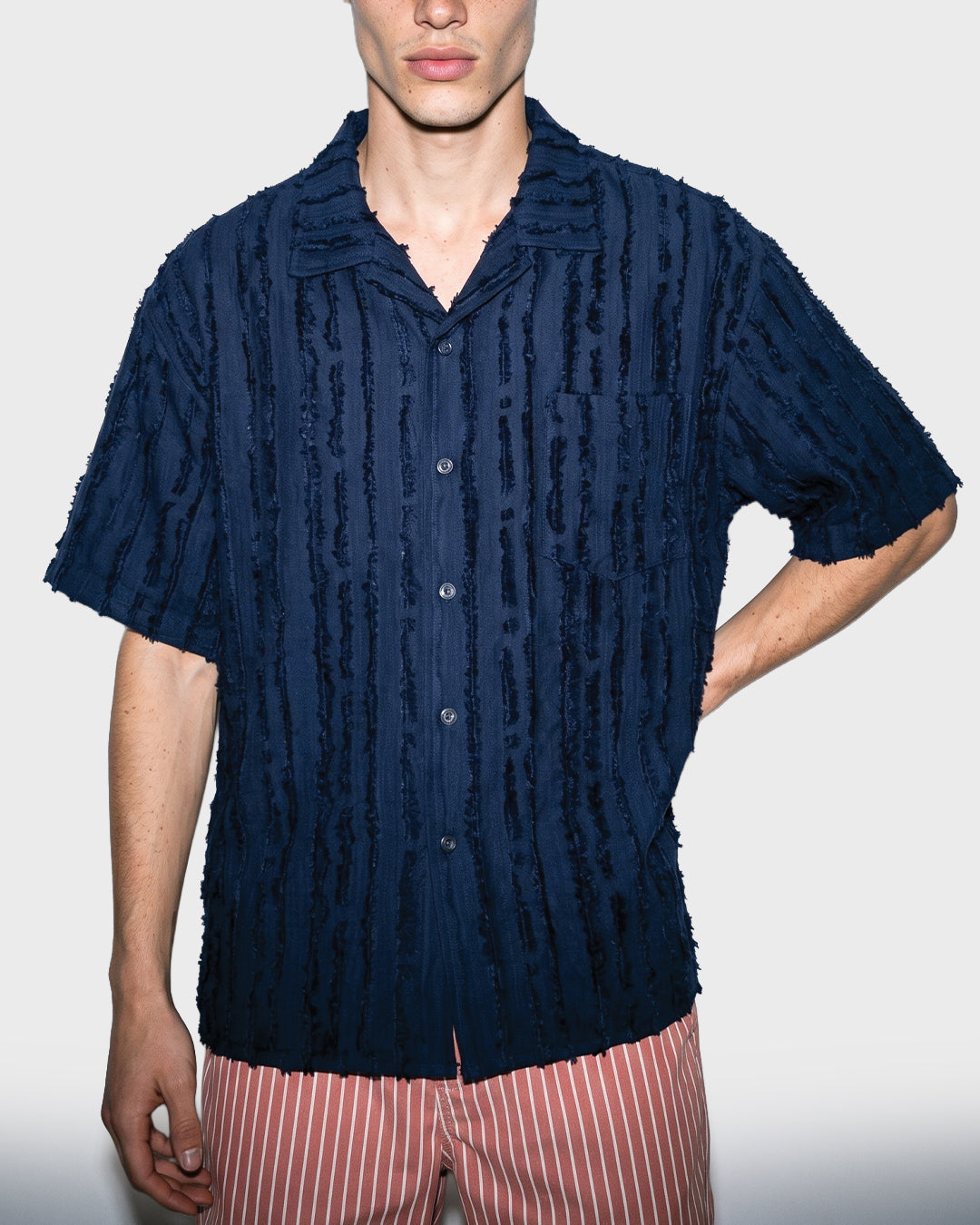 Camicia Jacquard Bianca Tenue