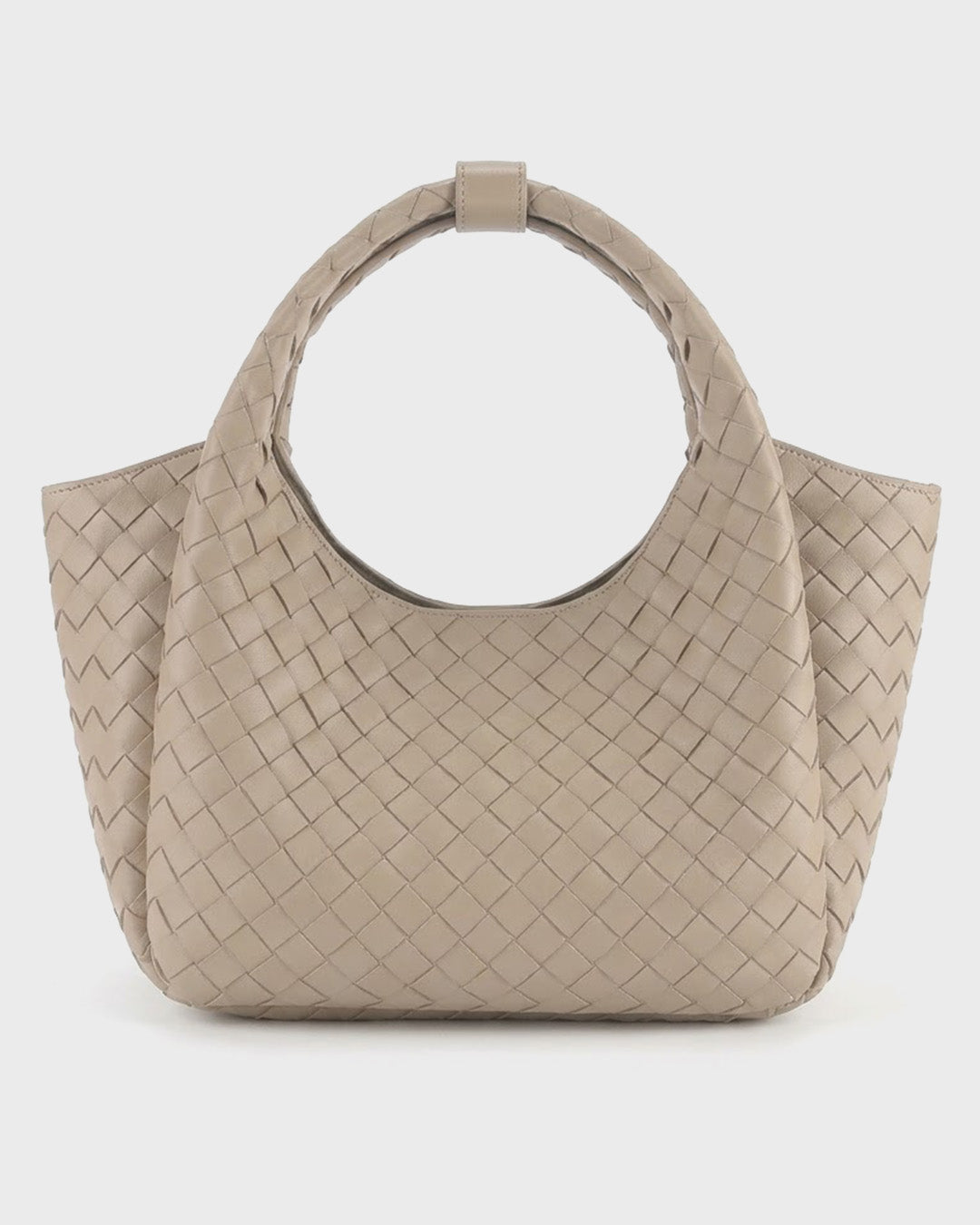 Woven Leather Tote Bag
