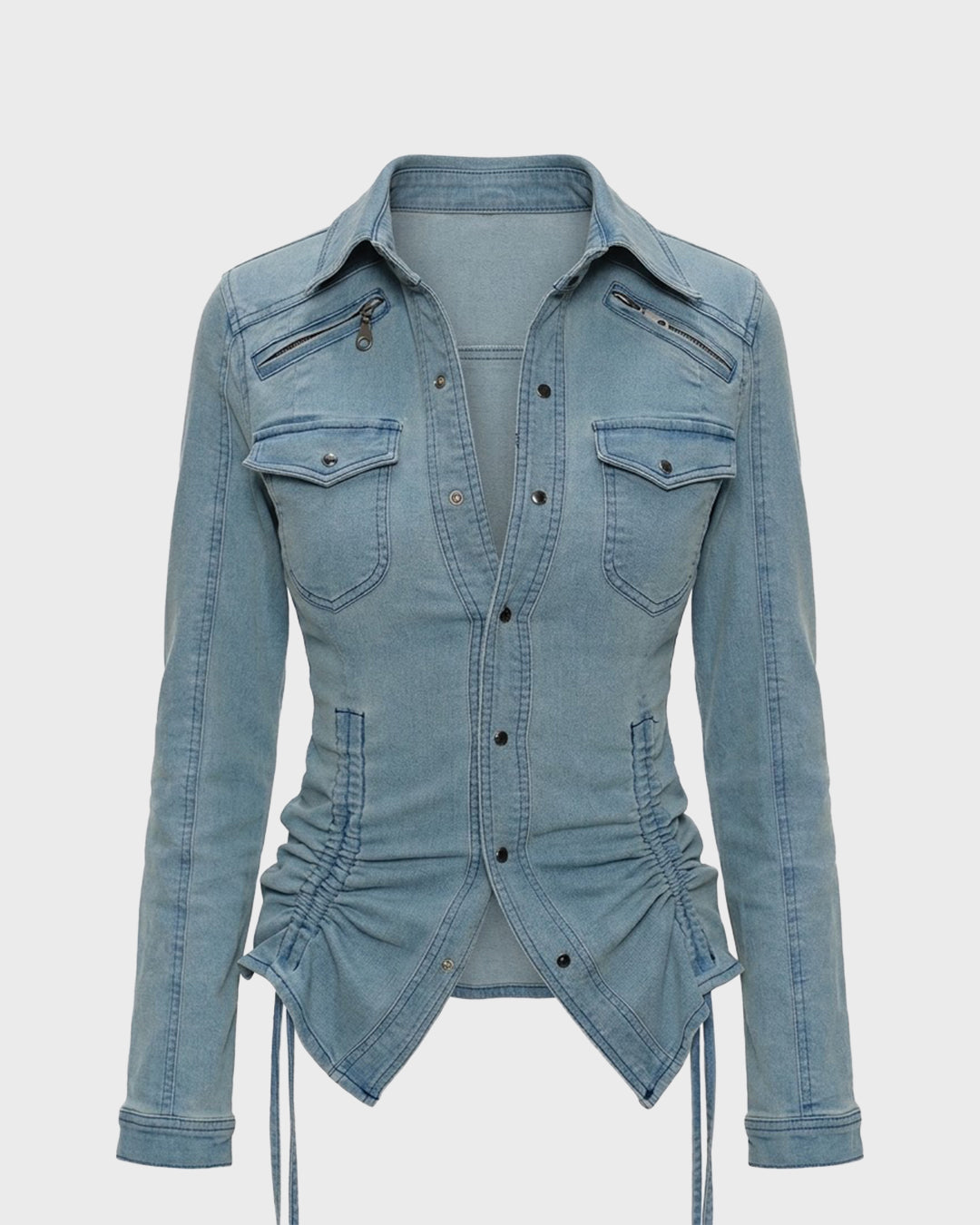 Contour Denim Blouse