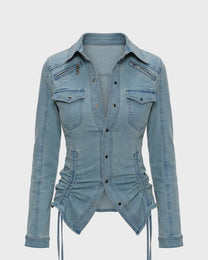 Contour Denim Blouse