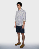 Shorts in denim grezzo di ramia