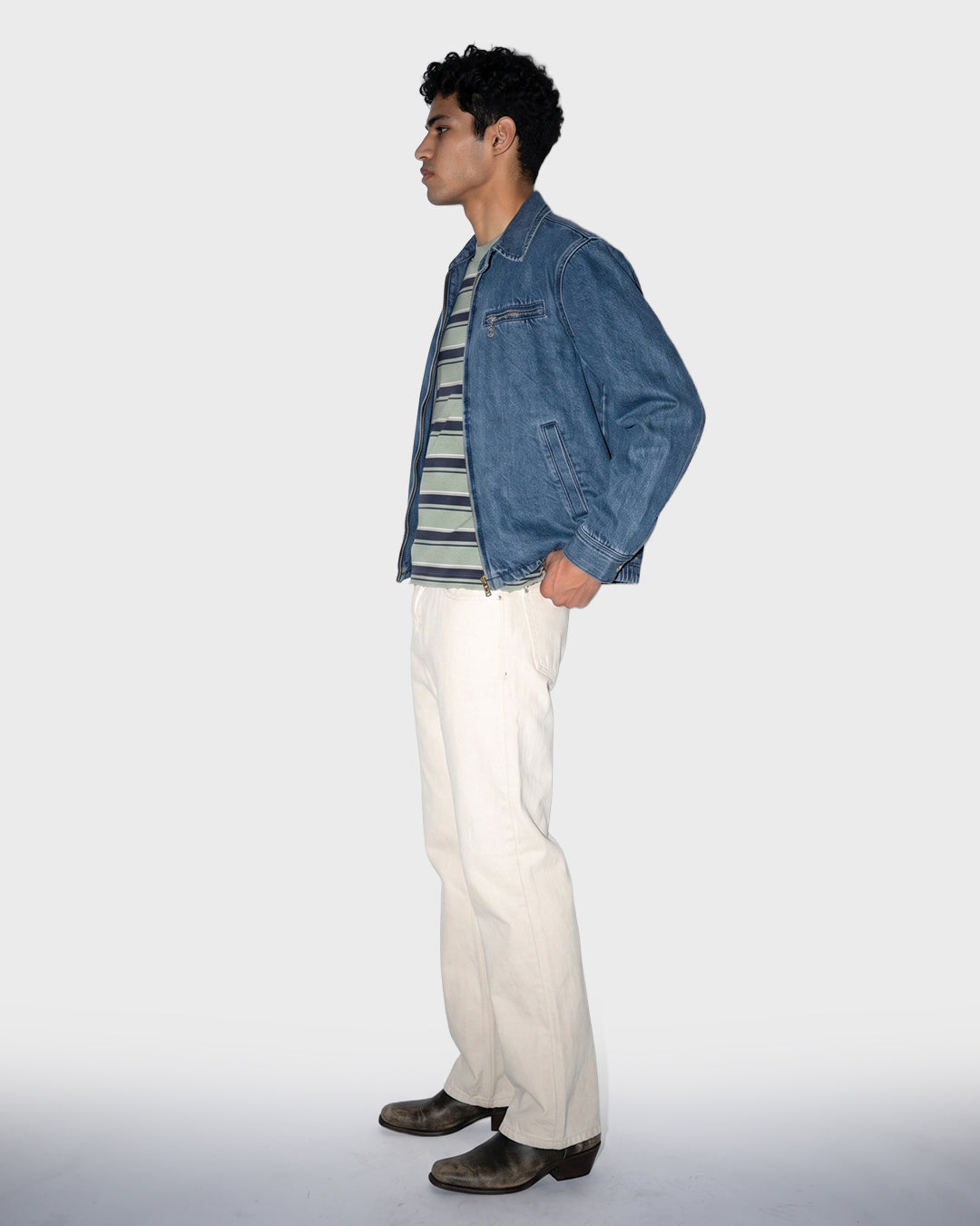 Giacca di jeans rielaborata