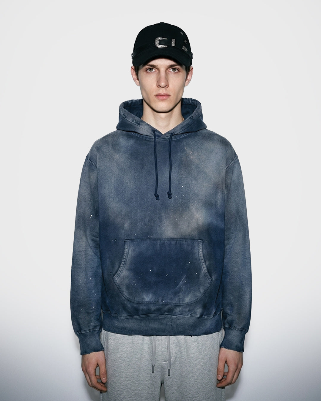Cappello distressed a fette