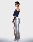 Overprint Flare Jeans